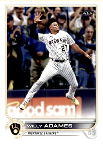 2022 Topps 378 Willy Adames NM-MT Brewers