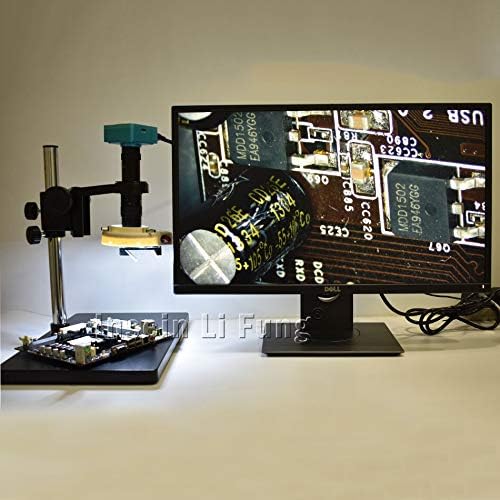מיקרוסקופ שיסיאן מיקרוסקופ וידאו אלקטרוני מונוקולרי עדשת זום ג-הר 0.7 איקס-4. 5איקס 2ד 3ד פיקוח זכוכית מגדלת תואם עם מצלמה תעשייתית