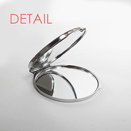 עקרב קונסטליישן גלגל המזלות סימן יד קומפקטי מראה עגול נייד כיס זכוכית