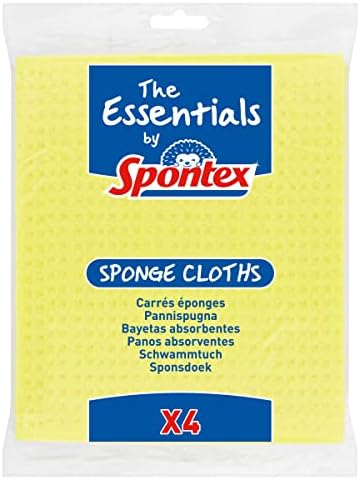 Spontex Essentials כל מטליות המטרה - 12 חבילות של 10