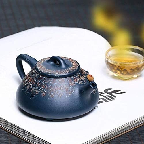 Uxzdx סיר תה יוקרתי סיר סגול חרס אבן סקופ קומפטים מסננים יופי קומקום עניבת תה עניבה גואנין ציוד תוכנת תה 360 מל
