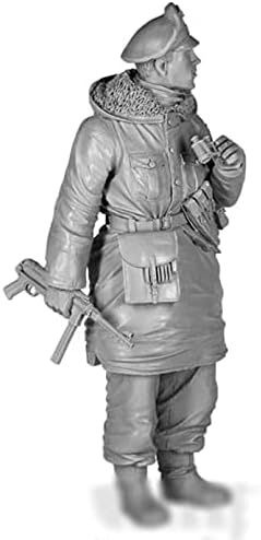 אטריה 120 ממ 1/16 שרף חייל דגם מלחמת העולם השנייה גרמנית צבא קצין למות יצוק דגם ערכת