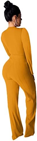 אולואולין נשים סקסיות 2 תלבושות תלבושות של שרוול ארוך יבול עם מכנסי מותניים גבוה