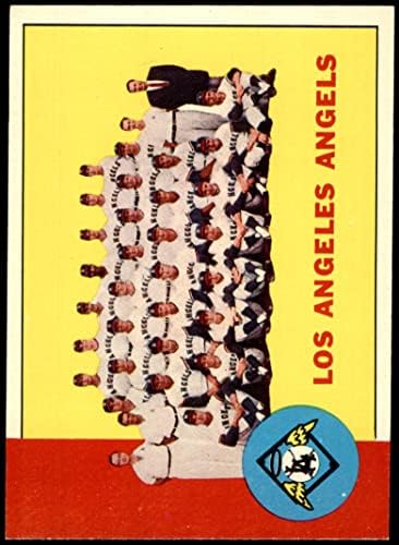 1963 Topps 39 Angels Team Los Angeles Angels NM/MT Angels