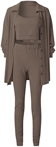 עבודה בלייזרים לנשים סתיו נשים חורפיות ללבוש נמתח בצבע אחיד מעיל חזה יחיד 3 מכנסיים סט שנקבעו