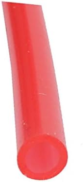 X-deree 4mmx6mm dia עמיד טמפרטורה עמידה בפני צינור צינור צינור גומי צינור גומי צלול אדום באורך 2 מ '(טובו בגומה לכל טובי בסיליקון התנגדות טמפרטורת Alte טמפרטורת del diametro di 4 mm x 6 mm. Rosso Trasparen