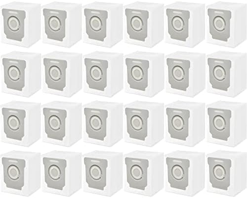 24 חבילות I7 שקיות ואקום תואמות ל- iRobot Roomba I & S & J Series i3+ i4+ i6+ i7+ i7plus J7+ i8+ S9 S9+ BASE CLEASE תיקים סילוק עפר אוטומטיים