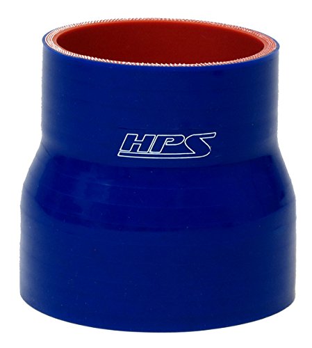 HPS HTSRNBLUE-212 2 -3 ID, 3 אורך, צינור מצמד סיליקון, צינור טמפ 'גבוה 4 שכבות, סיליקון, כחול