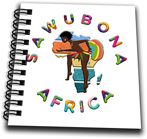 3drose אפריקה - שלום בזולו - סאובונה על לבן. תרבות יפה. - ציור ספרים