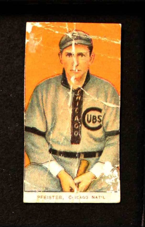 1909 T206 STD Jack Pfiester Chicago Cubs Cubs Cubs