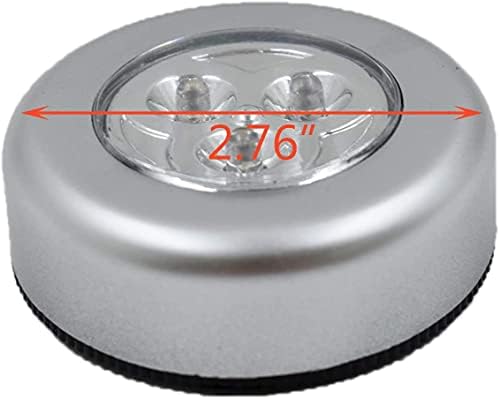 ליקסיונגבאו 6 מארז לד מופעל באמצעות סוללה מגע לילה אור מקל ברז מגע מנורה מקל על דחיפה אור לארונות, ארונות, דלפקים, מסדרון, מטבח או חדרי שירות