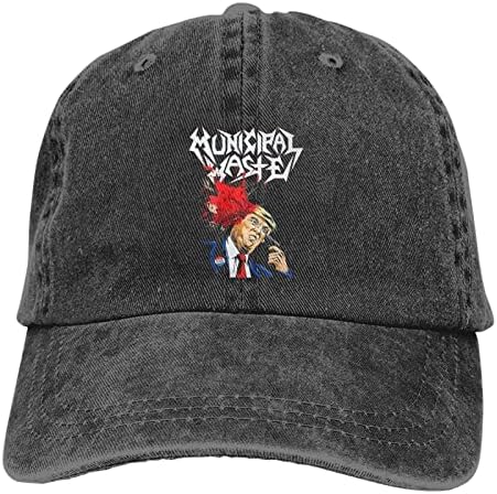 להקת עירוני פסולת בייסבול כובע לגברים נשים מתכוונן נהג משאית כובעי חיצוני ספורט כותנה אבא כובע שחור