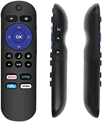 New HTR-R01 Remote Replacement fit for Haier roku TV 32E4000R 43E4500R 49E4500R 55E4500R 32E4000RA 32E4500R 32E4500RA 43E4500RA 43E4500RB 49E4500RA 55E4500RA 55E4500RB 398GR10BEHRN0000CR