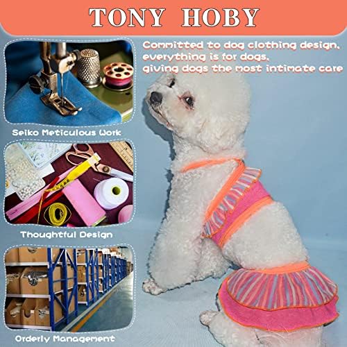 בגד ים של טוני הובי כלב, שמלת שחייה של ביקיני ביקיני, שמלת חוף כלבים בחוף הים, בריכה, בגד ים לכלבים לכלב בינוני קטן