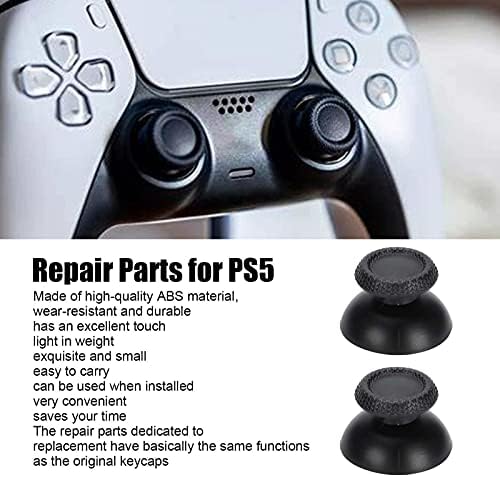 מטפל במפתח נדנדה, שני חבילות PS5 JOYSTICK Stick Stick Keycap חלקי החלפה לתיקון נוח, קל להחלפה ולהתקין