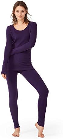 תחתונים תרמיים של נשים נפש ארוכות ג'והנס רך תחתית חורף חורפי חורף סט שכבת S-XL