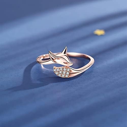 טבעות חמודות חמודות זהב חמוד לנשים טבעת מערבית טבעת בעלי חיים מיקרו טבעת יהלום טבעת טבעת נערות נערות חרדה