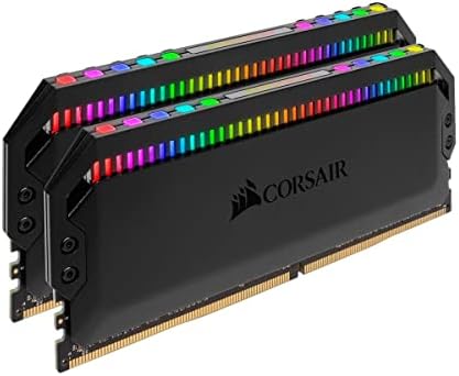 Corsair Dominator Platinum RGB 64GB DDR4 3200MHz C16 AMD זיכרון שולחן עבודה אופטימיזציה שחור שחור