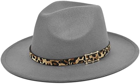 לנשימה חיצוני קיץ שמש כובעי עם נמר חגורת אבזם בגדי אביזרי נשים של רחב פדורה פנמה שמש כובע