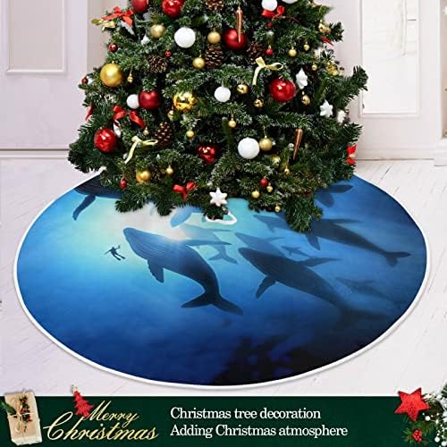 חצאית עץ חג המולד של Oarencol Humbback חצאית עץ חג המולד 36 אינץ
