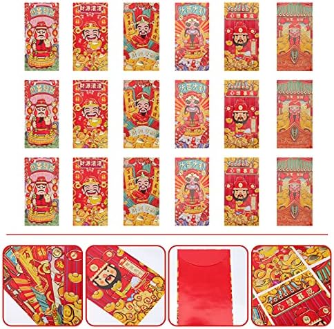 יארדווה 60 יחידות סיני חדש שנה כסף מעטפות מזל מסורתי אלוהים של עושר אדום מעטפת נמר שנה 2022 אדום מעטפת הונג באו מנות עבור סיני המפלגה לטובת ספקי