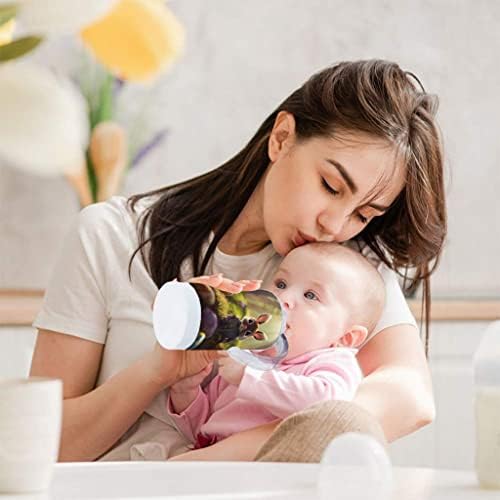 ארנב פסחא אמנות כוס עם קש-מודפס תינוק כוס עם קש - חמוד כוס עם קש