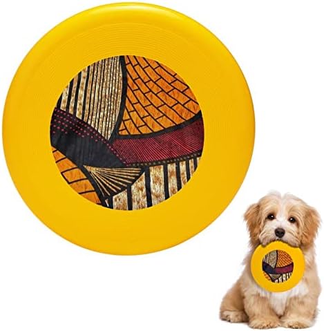 הדפסת שעווה אפריקאית חמה וחמה כלב עגול כלב מעופף צעצועים לאילוף קערת אוכל ספורט