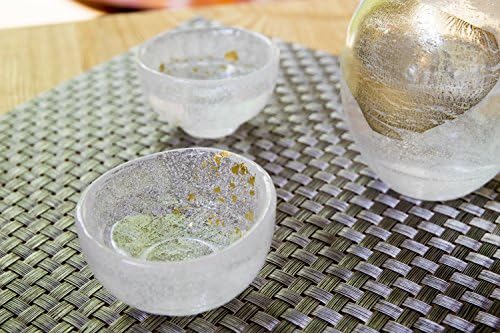 吉谷 硝子 כוסות, מרק גורמה, 容量: 約 36 מל, שלג בהיר בצבע זהב