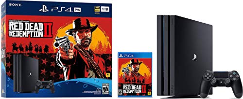 PlayStation 4 Pro 1TB צרור - Red Dead Redemption 2