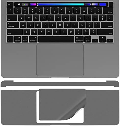 CaseBuy Palm Restector עבור MacBook Pro 13 אינץ '2022 2021 2020 שחרור A2338 M2 M1 A2289 A2251, שומר דקל גוף מלא עם כיסוי משטח מסלול עבור MacBook Pro 13 , Space Gray