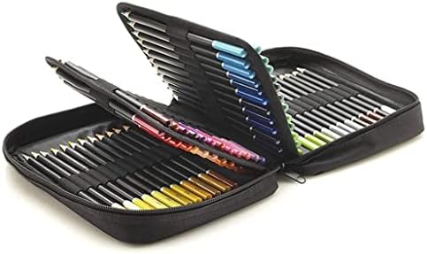 עפרונות צביעה של WYFDP סט של 72 צבעים עם מארז רוכסן למתחילים למתחילים, ממוספרים לרישום מקצועי