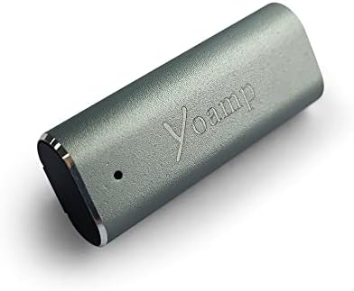 Yoamp usb c עד קצה T מגנטי מתאם טעינה לאספקת חשמל של MacBook 100W, נשי USB C מגנטי עם 5 מתאם PIN מחבר GEN 2 ממיר החלפה ל- MacBook לאחר 2012