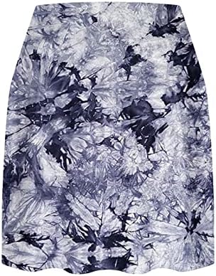 מכנסי פרחים פרחים של נשים עניבה נשים קיץ קיץ אימון זורם קל משקל טרקלין מפעיל מכנסי חצאיות טניס גולף