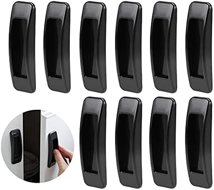 פוקס בייבי 10 חבילות דחיפה עצמית דחיפה עוזר ABS ABS דלת פלסטיק חלון ארון ארון ידית ארון מיידי ידיות מגירות
