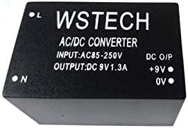 TAIDACENT 1 PIECE AC ל- DC Converter Acput AC85-250V 50/60Hz 220V עד 9V מודול אספקת חשמל מבודד 9V אספקת חשמל מתאם מתאם חשמל