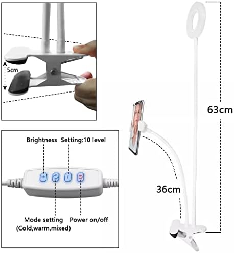 סלפי הוביל טבעת אור שולחן ירי טבעת מנורות סטודיו אור עם טלפון מחזיק עבור וידאו תמונה איפור