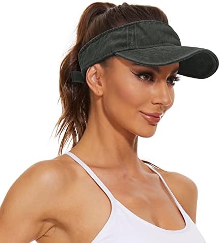 מגן השמש של נשים מתכווננות כובע מגן טניס טניס מגני גולף לנשים כובעי שמש