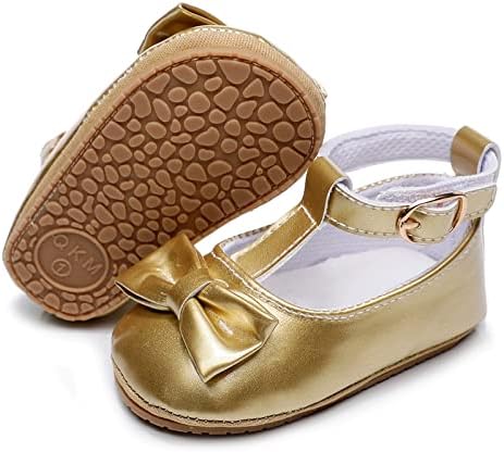 נעליים בנות תינוקות רווקות Bowknot First Walkers נעליים פעוטות סנדלים נעלי נסיכה מחליקות על בנים
