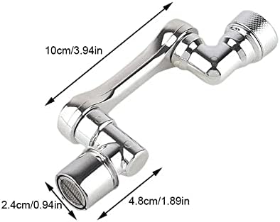 Grifo Giratorio 1080 Grados Universal, Extensión Robótico Para Fregadero, Cocina, Baños, Extensión Multifunconal