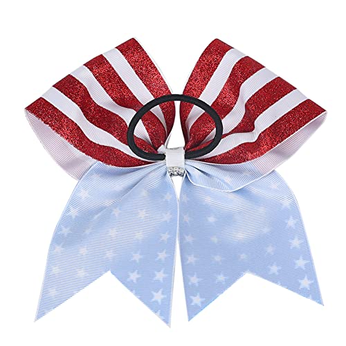 7 אינץ תינוקת של אמריקאי דגל שיער קשת, שיער אביזרי עבור 4 ביולי