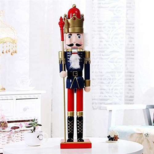 זמטאק חג המולד קישוטי עיצוב הבית מפצח אגוזים חייל בציר עץ שולחן אגוז צעצוע מכירה של חפצי אמנות בובות צלמיות 60 סמ -