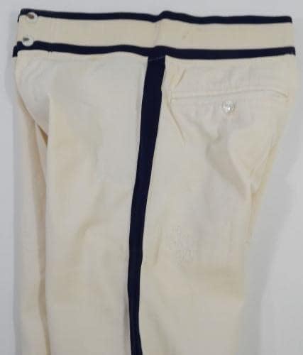 1986 יוסטון אסטרוס קרייג ריינולדס 12 משחק משמש למכנסיים לבנים 32-24.5 DP25306 - משחק משומש מכנסי MLB