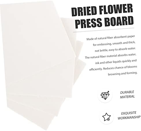 Exceart 4 pcs כלים ביתיים לחיצה על נייר פרחים לחיצה חוזרת של פרחים שימוש חוזר להכין נייר פלטן מכונת בללטים לבנה פרחים מיובשים עיקריים