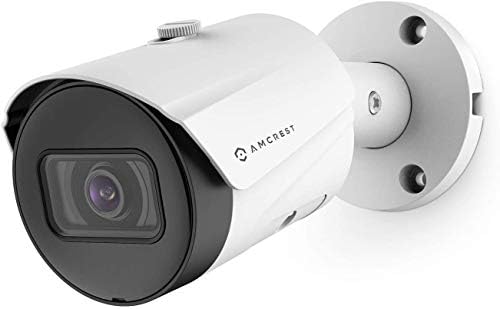 AMCREST ULTRAHD 5MP מצלמת POE חיצונית 2592 x 1944p מצלמת אבטחה IP כדור, IP67 חיצונית אטומה למים, זווית צפייה של 103 מעלות, עדשת 2.8 ממ, ראיית לילה 98.4ft, 5 מגה-פיקסל, IP5M-B1186EW-28 ממ