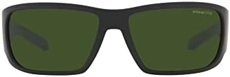 משקפי שמש מלבניים של AN4297 Snap II של ארנט, ירוק כהה, 64 ממ