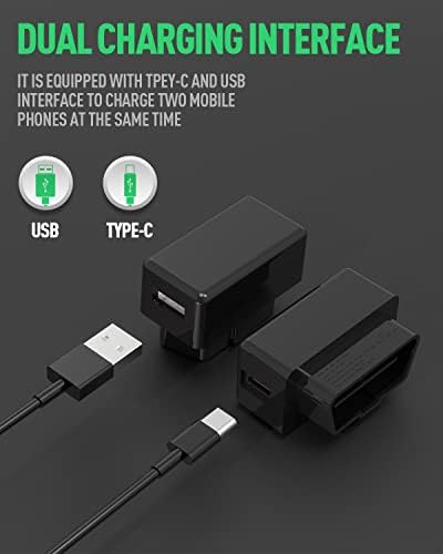 Yonzee USB Hub Charger עבור Tesla Model Y, 4-in-1 Box Box Hub, 6-in-1 Console Console Hub, מתאם כוח OBD, משחקי טעינה מהירים מוזיקה עבור אביזרי דגם y