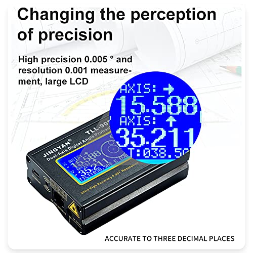 LCD Digital Entypinometer, ציר כפול אוניברט 'דיגיטלי, דיגיטלי דיוק, Practractor Digital Pratractor לקישוט בנייה