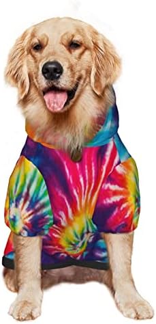 קפוצ'ון גדול של כלב קפוצ'ון תקציר-עיצוב-עיצוב-עניבה סוודר בגדי חיות מחמד עם מעיל תלבושת חתולים רכים גדול