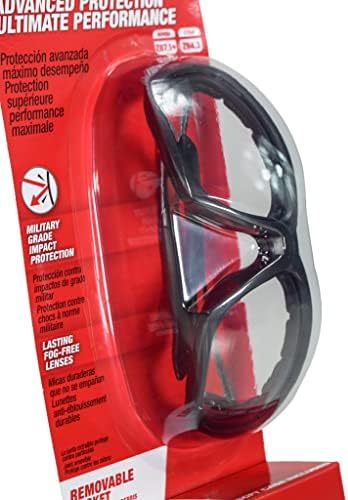 מילווקי 48-73-2040 משקפי בטיחות ברורים לביצועים גבוהים עם אטם