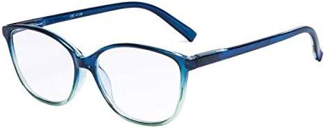 ססבלו גבירותיי משקפי קריאה 5 זוגות משקפי משקפי משקפי משקפיים לנשים שקוראים עיצוב עין חתול עם ציר אביב